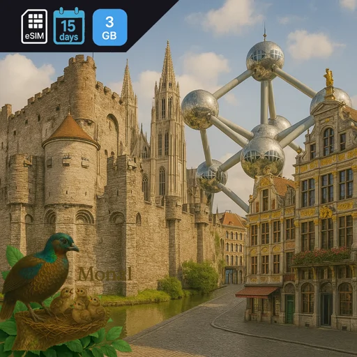 Belgium 3GB 15Days