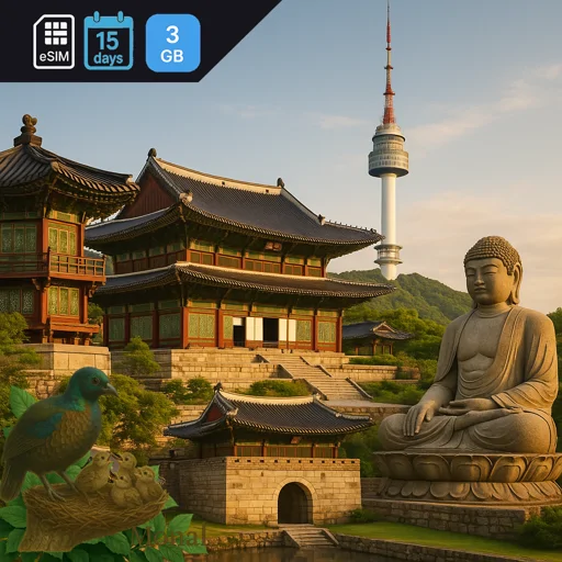 South Korea 3GB 15Days
