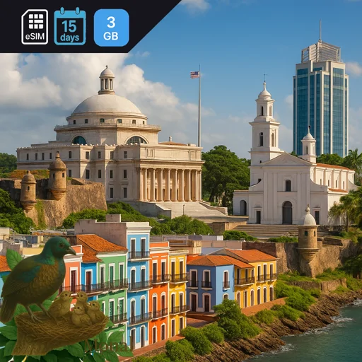Puerto Rico 3GB 15Days