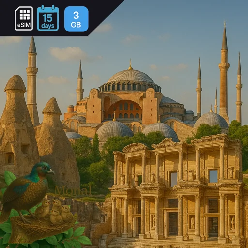 Turkey 3GB 15Days Premium