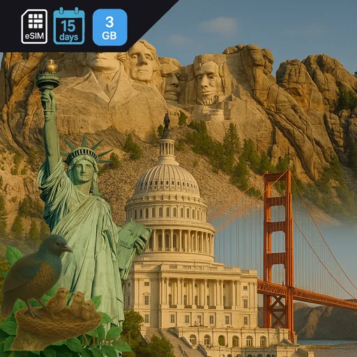 United States 3GB 15Days