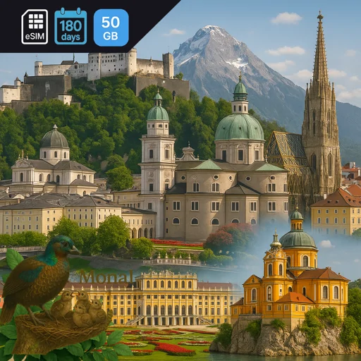 Austria 50GB 180Days