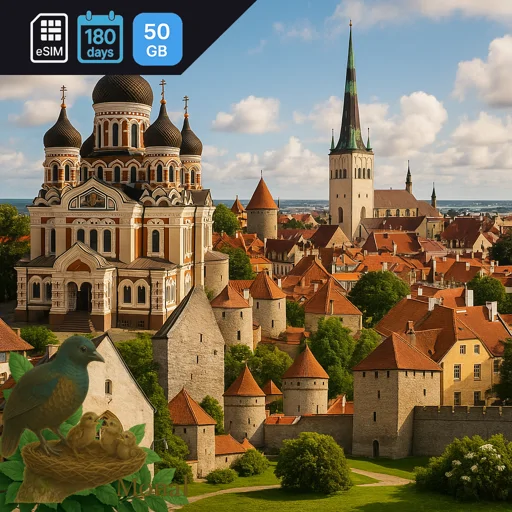 Estonia 50GB 180Days