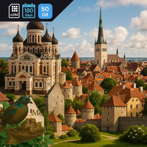 Estonia 50GB 180Days