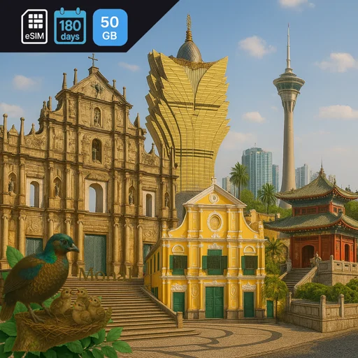 Macao 50GB 180Days