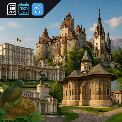 Romania 50GB 180Days
