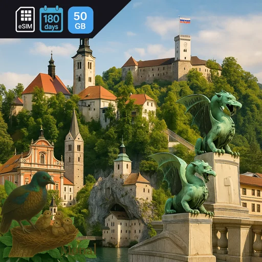Slovenia 50GB 180Days