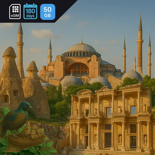 Turkey 50GB 180Days