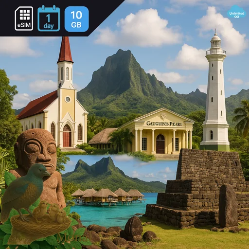 French Polynesia 10GB/Day Unlimited