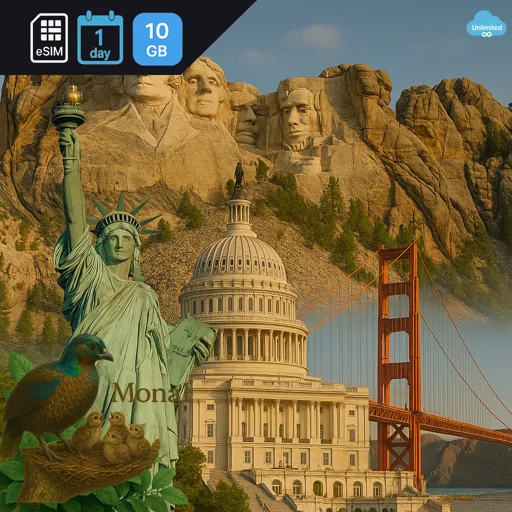 United States 10GB/Day (USIP) Unlimited