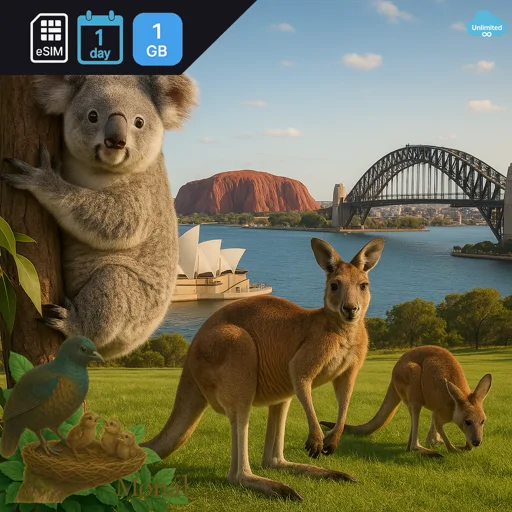 Australia 1GB/Day (nonhkip)