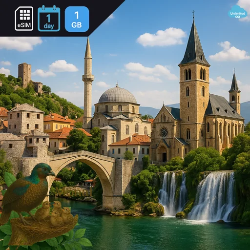 Bosnia and Herzegovina 1GB/Day