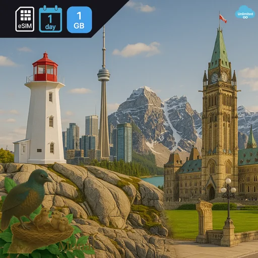 Canada 1GB/Day FUP1Mbps Premium Unlimited