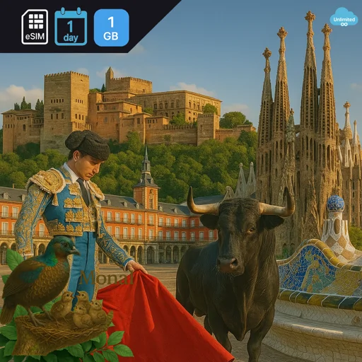 Spain 1GB/Day