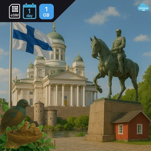 Finland 1GB/Day FUP1Mbps