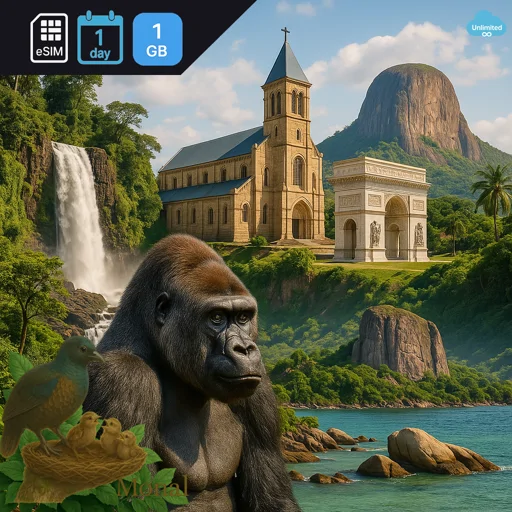 Gabon 1GB/Day Unlimited