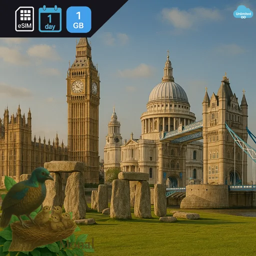 United Kingdom 1GB/Day FUP1Mbps