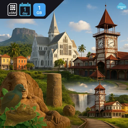 Guyana 1GB/Day Unlimited