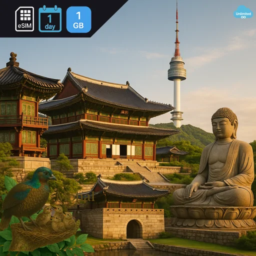 South Korea 1GB/Day (nonhkip)