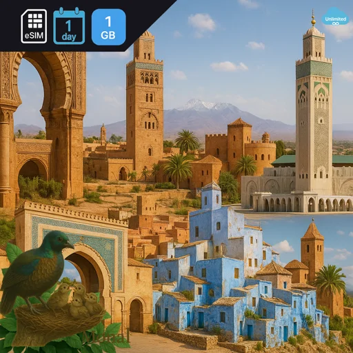 Monaco 1GB/Day Unlimited