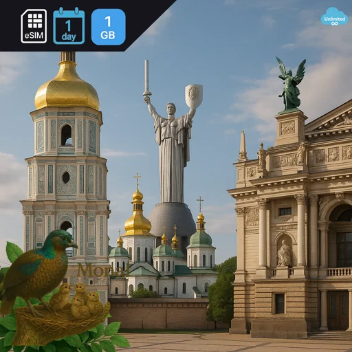 Ukraine 1GB/Day FUP1Mbps Unlimited