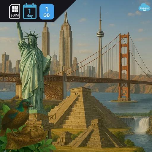 USA & Canada 1GB/Day