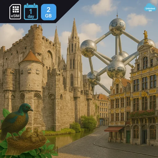 Belgium 2GB/Day FUP1Mbps