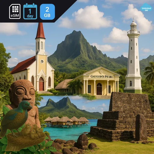 French Polynesia 2GB/Day Unlimited