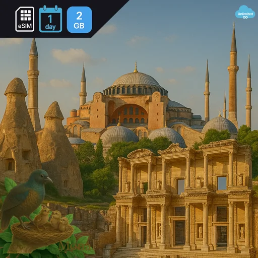 Turkey 2GB/Day FUP1Mbps Premium Unlimited