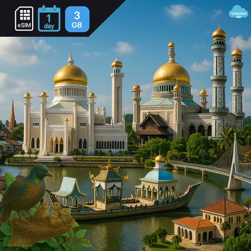 Brunei Darussalam 3GB/Day