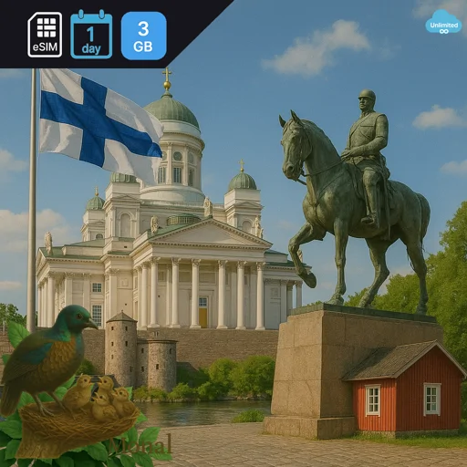 Finland 3GB/Day FUP1Mbps Unlimited