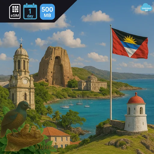 Antigua and Barbuda 500MB/Day