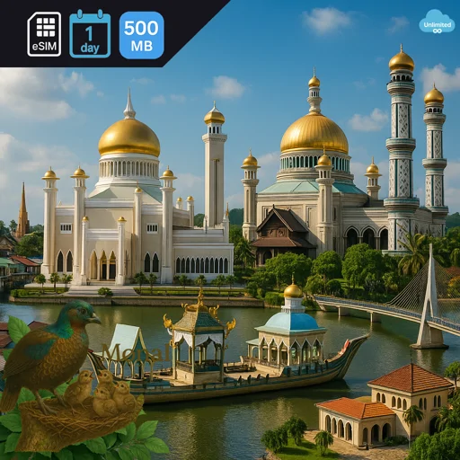 Brunei Darussalam 500MB/Day