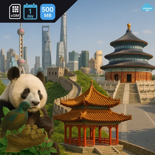 China mainland 500MB/Day (nonhkip)