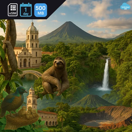 Costa Rica 500MB/Day