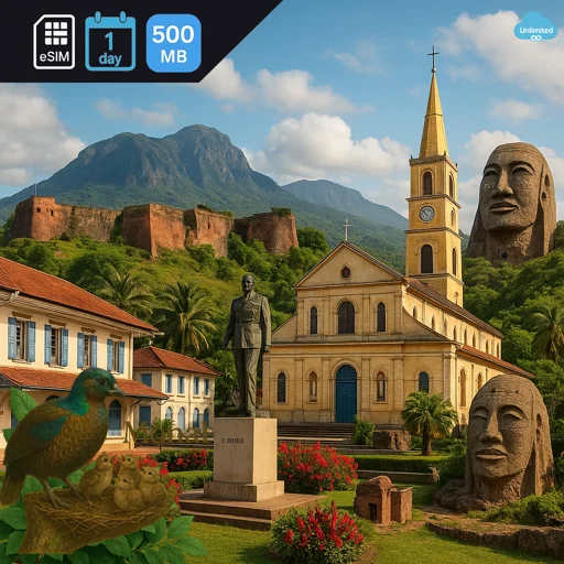 French Guiana 500MB/Day