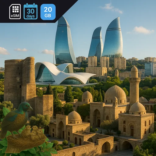 Azerbaijan 20GB 30Days