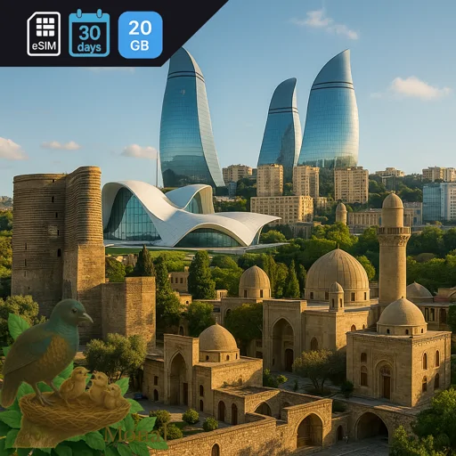 Azerbaijan 20GB 30Days