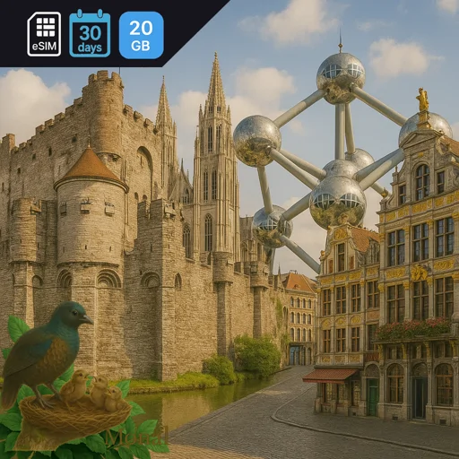 Belgium 20GB 30Days