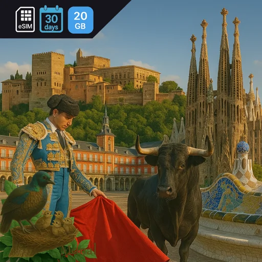Spain 20GB 30Days