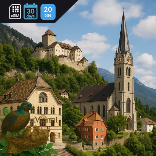 Liechtenstein 20GB 30Days