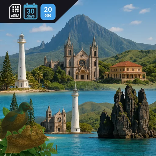 New Caledonia 20GB 30Days