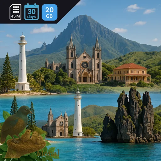 New Caledonia 20GB 30Days