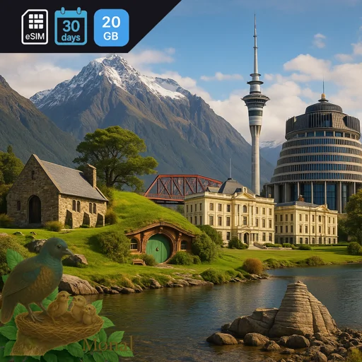 New Zealand 20GB 30Days