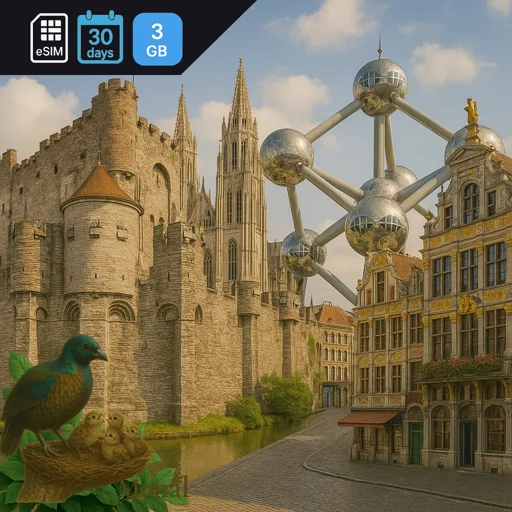 Belgium 3GB 30Days