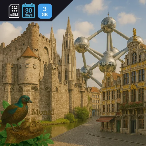 Belgium 3GB 30Days