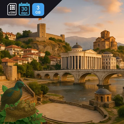 North Macedonia 3GB 30Days