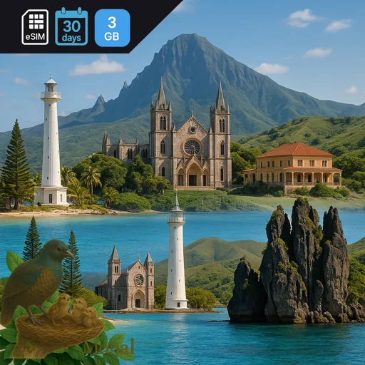New Caledonia 3GB 30Days