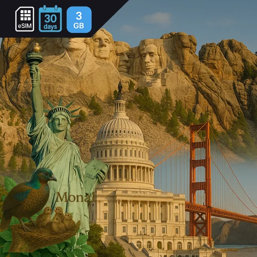 United States 3GB 30Days