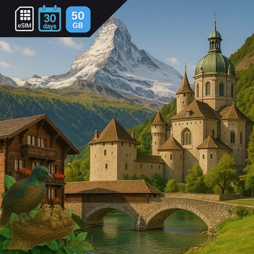 Switzerland 50GB 30Days
